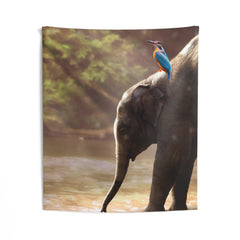 Bird And Elephant Tapestry