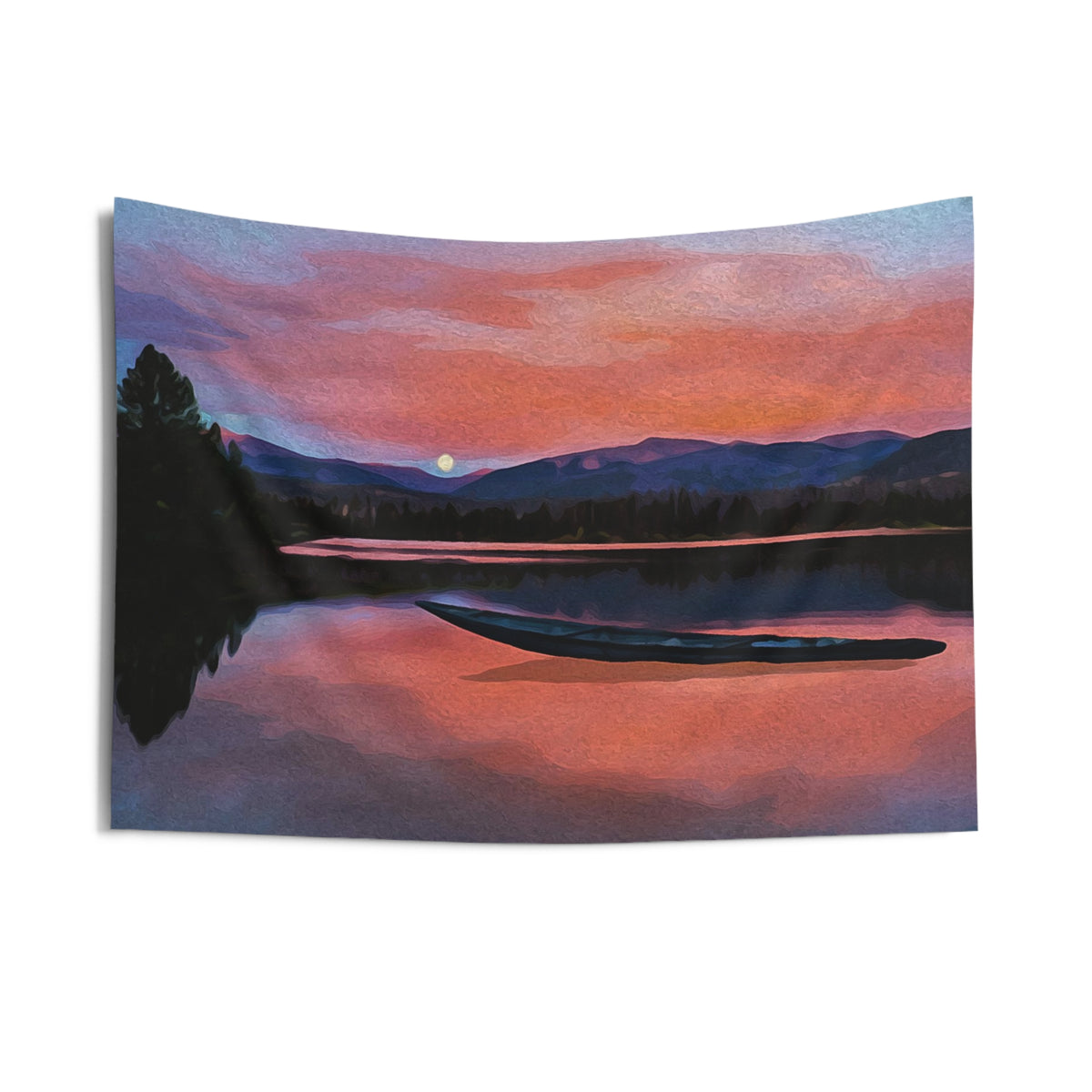 Sunset Lake Tapestry