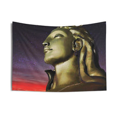 Adiyogi Shiva Golden Tapestry