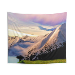 Mountains Snow Tapestry