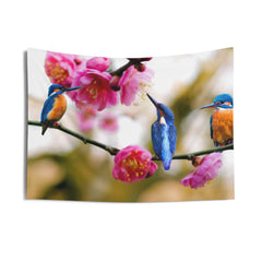 Kingfisher Bird Tapestry