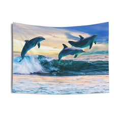 Blue Dolphin Tapestry