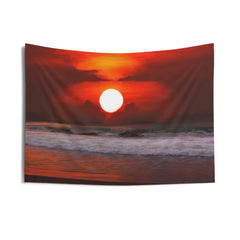 Sea Sunset Tapestry