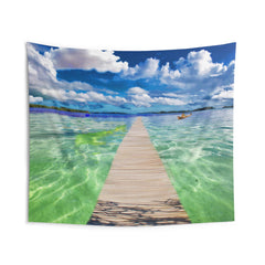 Green Sea Pathtosea Tapestry