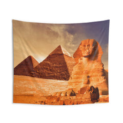 Brown Pyramid Tapestry