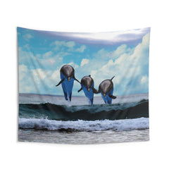 Dolphin Dancing Tapestry