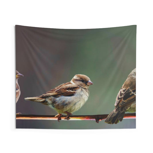 Birds on Tree Branch Tapestry