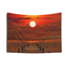 Jetty Sunrise Tapestry