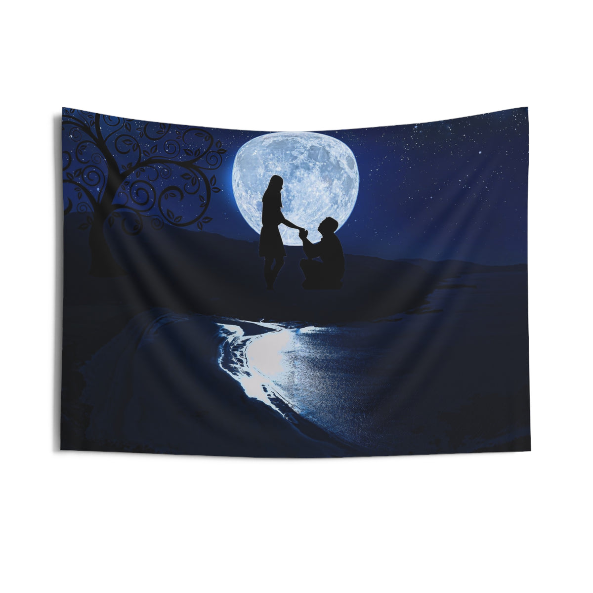 Couple propose in Moonlight Tapestry