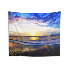 Beach Sunset Tapestry