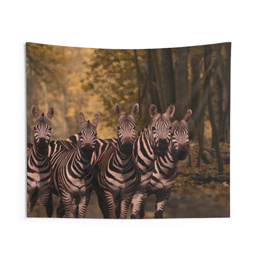 Dazzle Zebra Tapestry