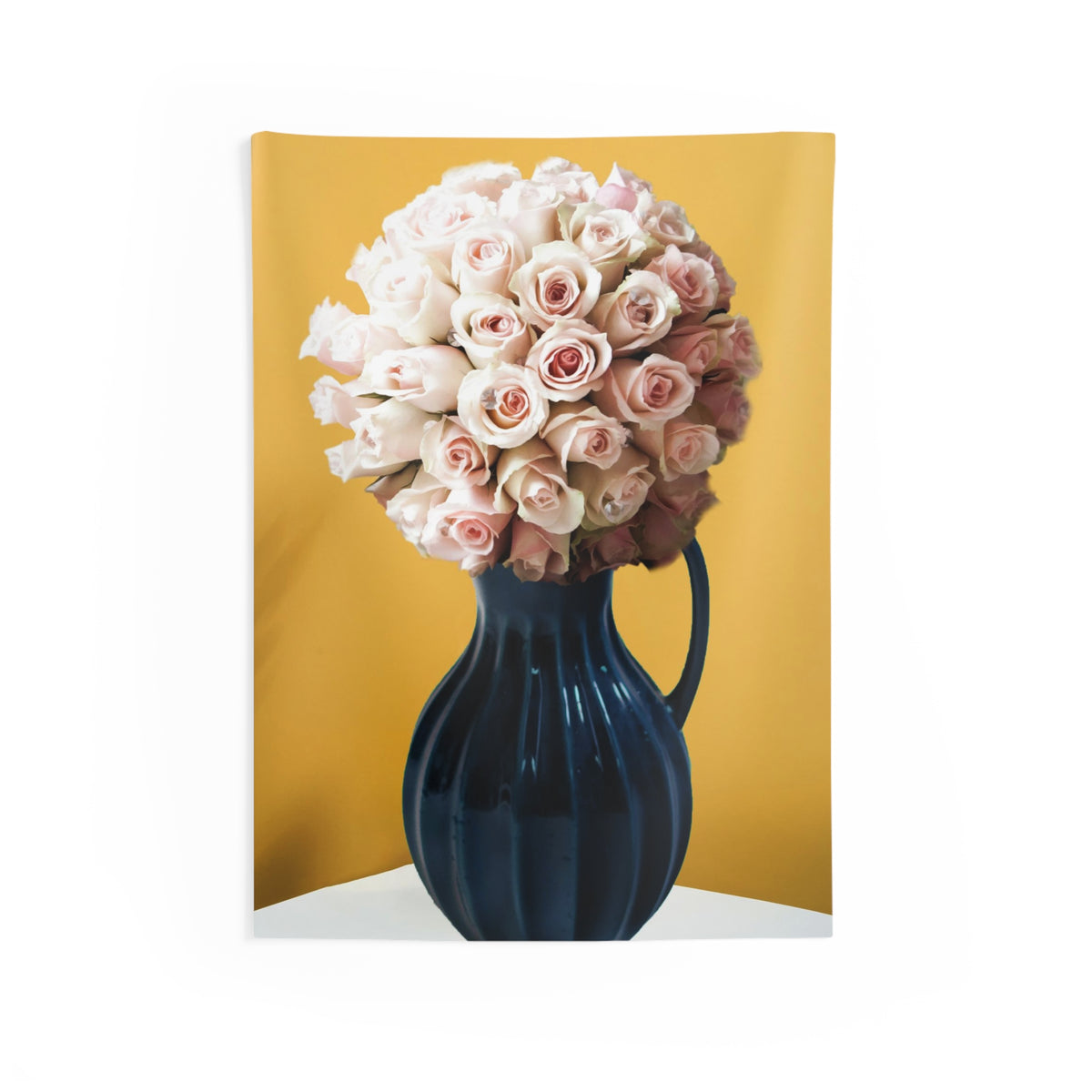 Blue Flower Vase Tapestry