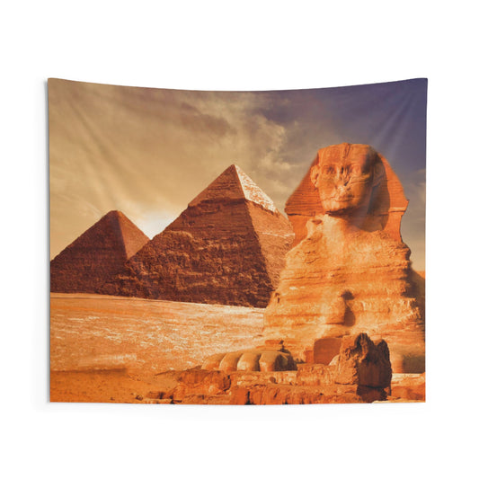 Brown Pyramid Tapestry