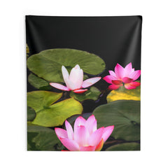 Pink Lily Flower Tapestry