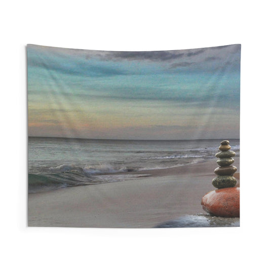 Beach Stackingstone Tapestry