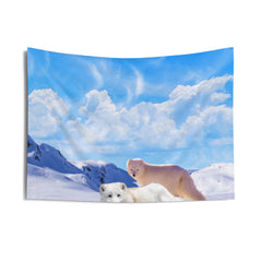 Arctic Fox Tapestry