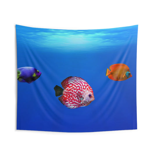 Colorfull Sea Fish Tapestry