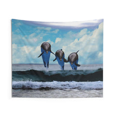 Dolphin Dancing Tapestry