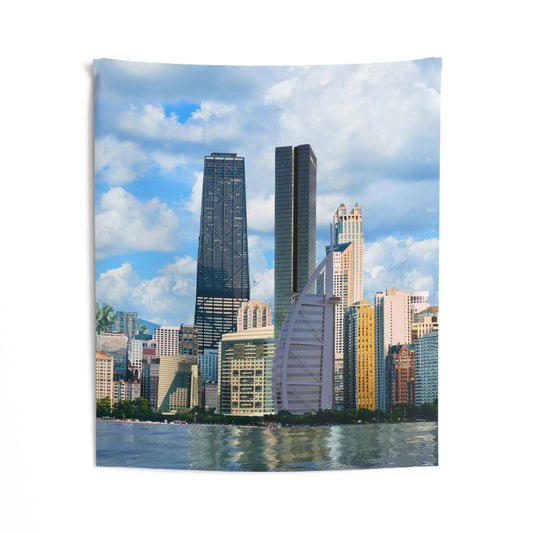 Chicago Skyline Tapestry