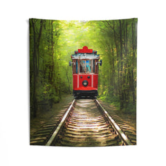 Tree Tunnel Tram Tapestry