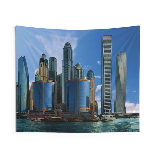 Dubai Skyline Tapestry