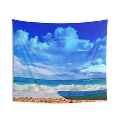 Boat and Sea Tapestry