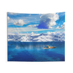 Ladakh Lake Snow Tapestry