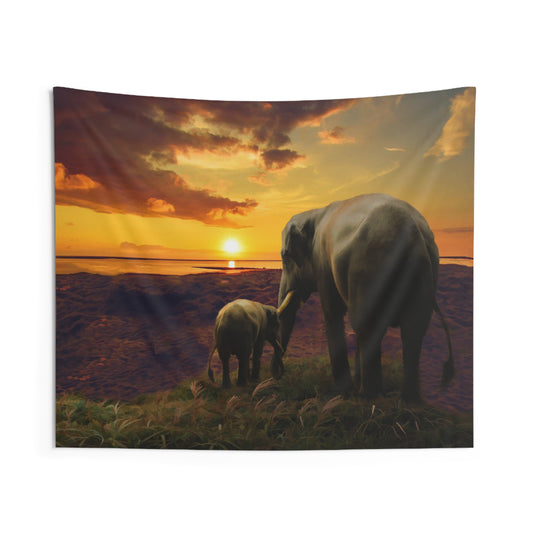 Elephant Love Tapestry