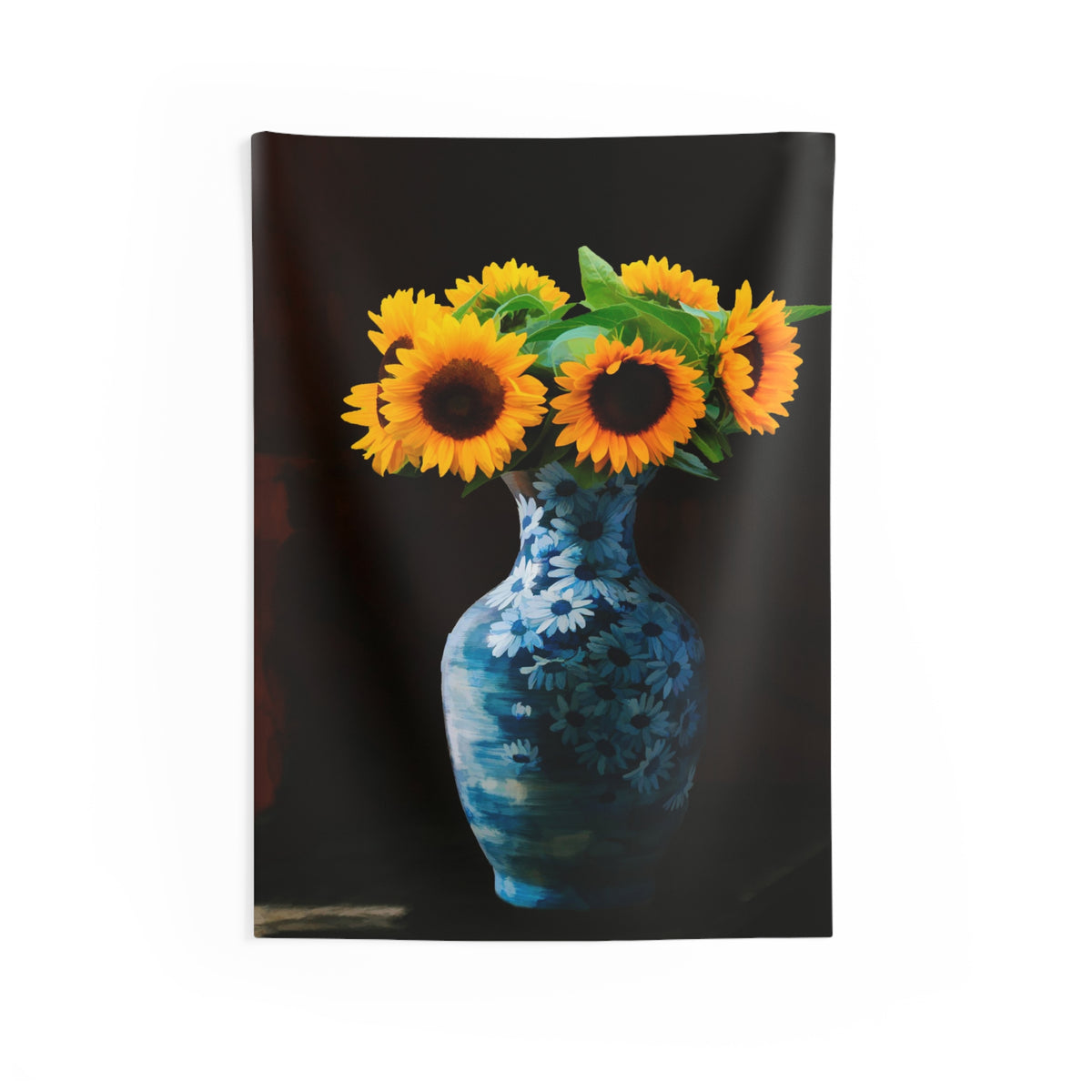 Sunflower Vase Tapestry