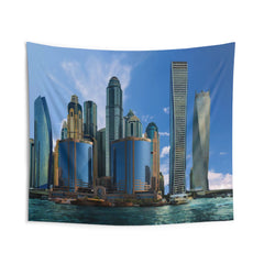 Dubai Skyline Tapestry