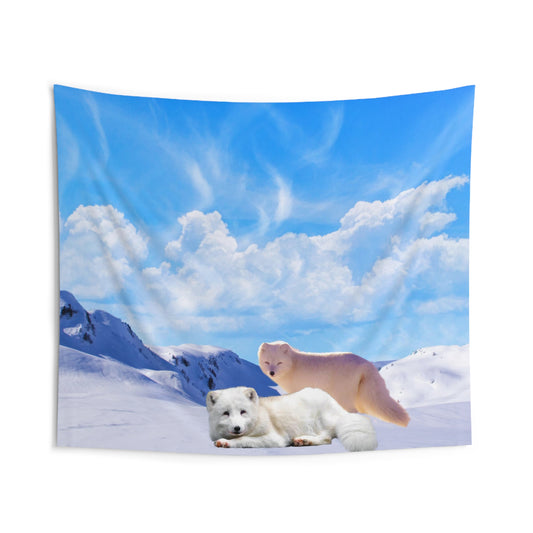 Arctic Fox Tapestry