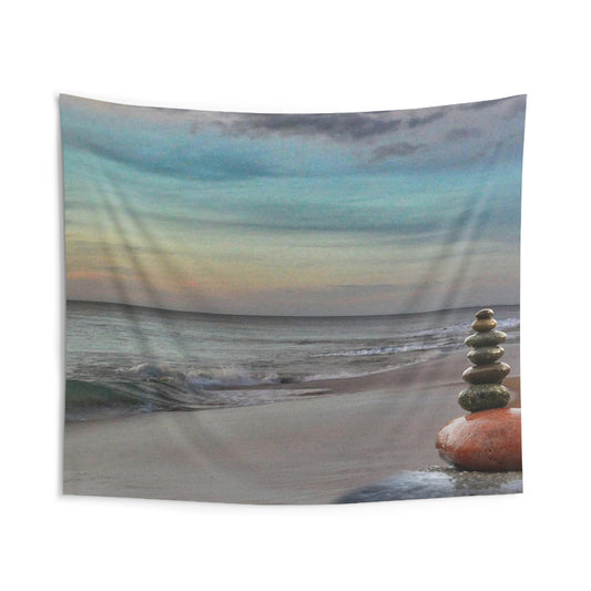 Beach Stackingstone Tapestry