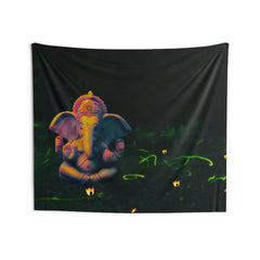 Ganesha Flower Tapestry