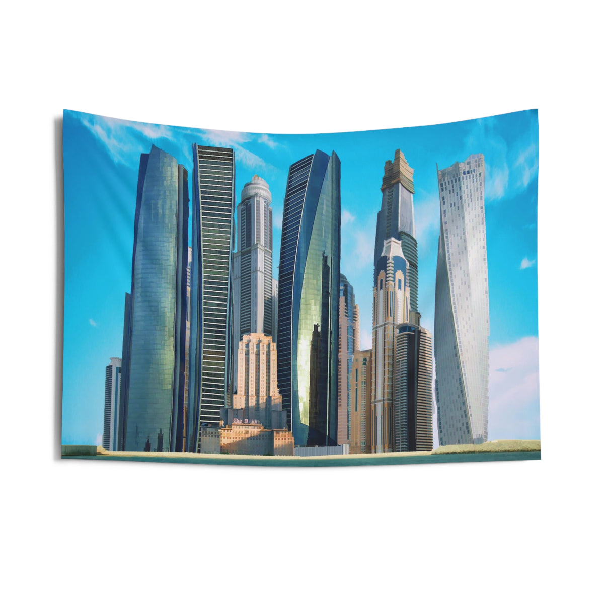 Dubai Skyline Tapestry