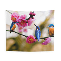 Kingfisher Bird Tapestry