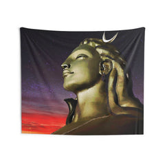 Adiyogi Shiva Golden Tapestry