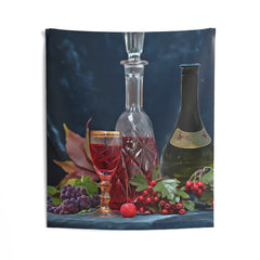 Wine & Glass Tapestry