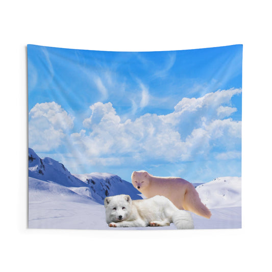 Arctic Fox Tapestry