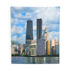 Chicago Skyline Tapestry