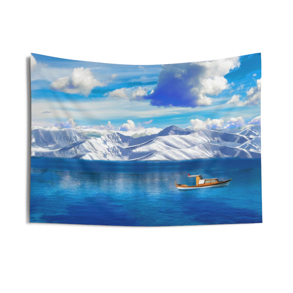 Ladakh Lake Snow Tapestry