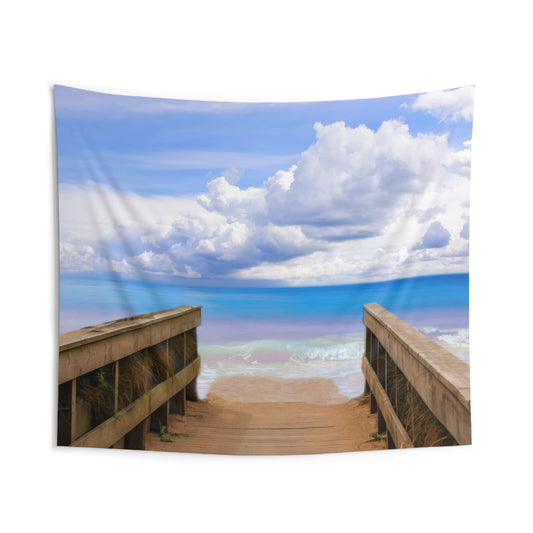 Beach Path to sea Tapestry