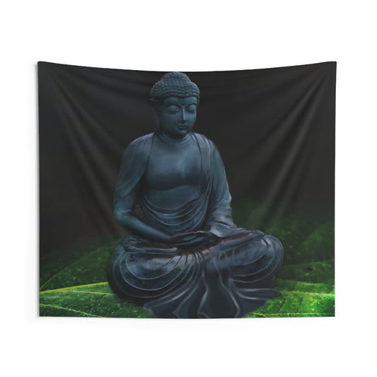 Buddha Blue Tapestry