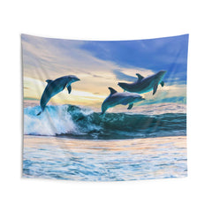 Blue Dolphin Tapestry
