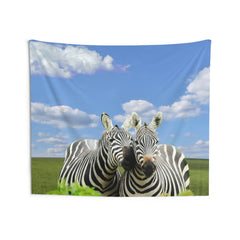 Black White Zebra Tapestry