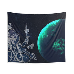 Ganesha Moon Tapestry