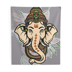 Ganesha Face Tapestry