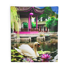 Swan Lily Tapestry