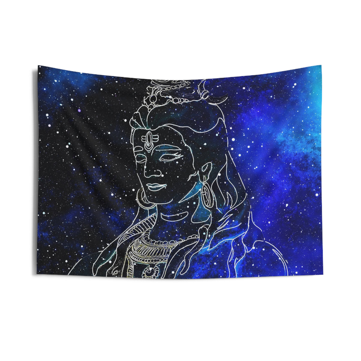 Blue Shiva Tapestry