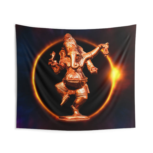 Dancing Ganesha Tapestry