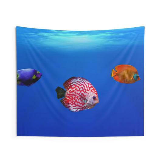 Colorfull Sea Fish Tapestry